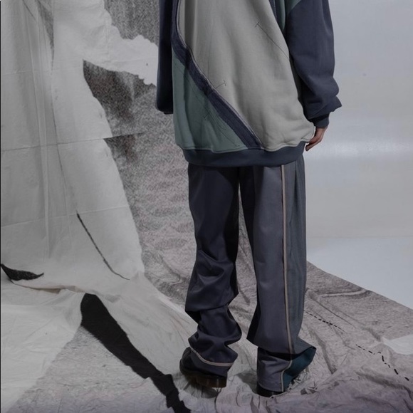 BLIND NO PLAN stitched straight trousers - Picture 2 of 16